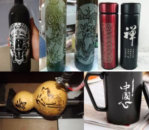 咸宁通城县酒瓶葫芦工艺品激光雕刻机